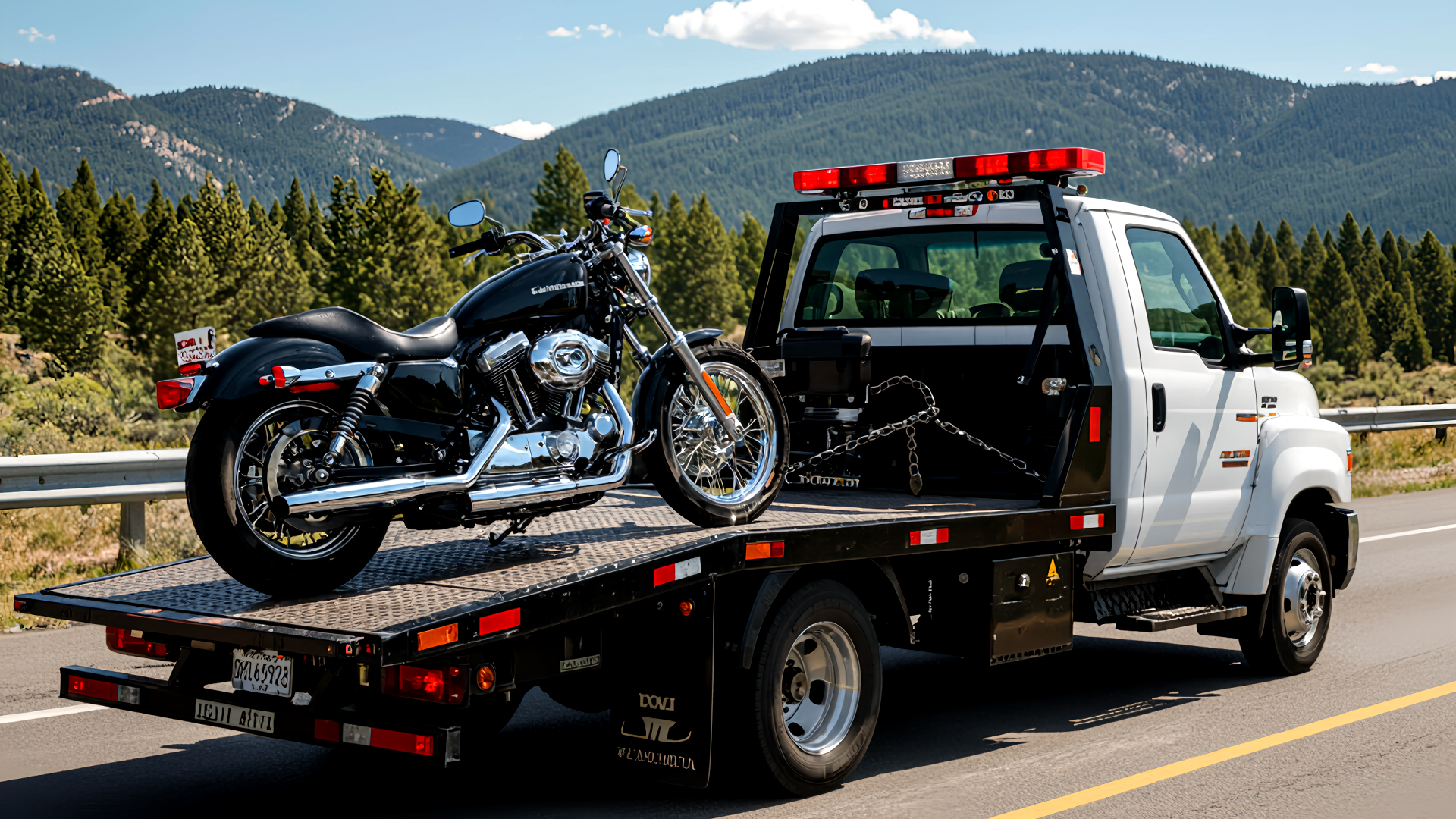 motorcycle towing